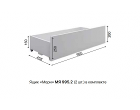 Кровать «Мори» КРМЯ 1600.1Сатин
