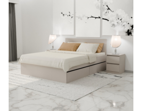 Кровать «Мори» КРМЯ 1600.1Сатин