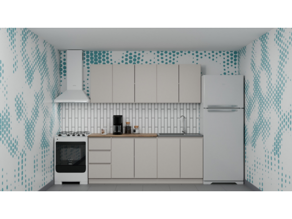 Кухня Мори 2,0 м. Сатин