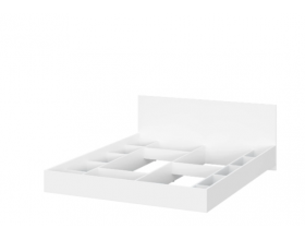 Кровать Айден КР06-160 белый/белый