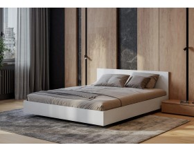 Кровать Айден КР06-160 белый/белый
