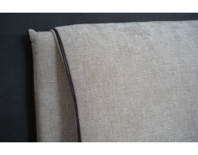 Мягкая кровать Венеция Рогожка Бежевый 