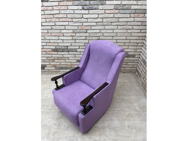 40/019 Уценка! Анна кресло с деревянными подлокотниками (астра 16)