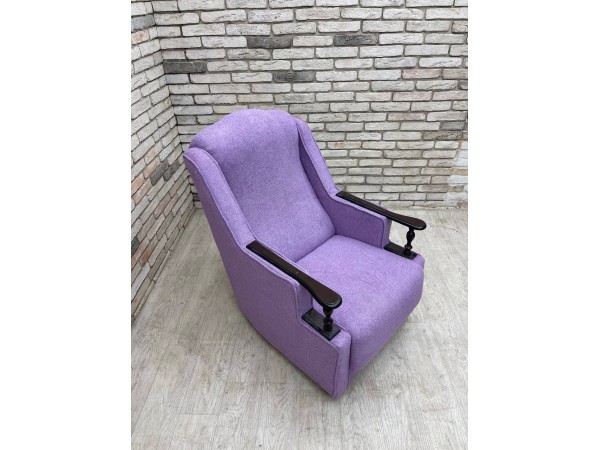 40/019 Уценка! Анна кресло с деревянными подлокотниками (астра 16)