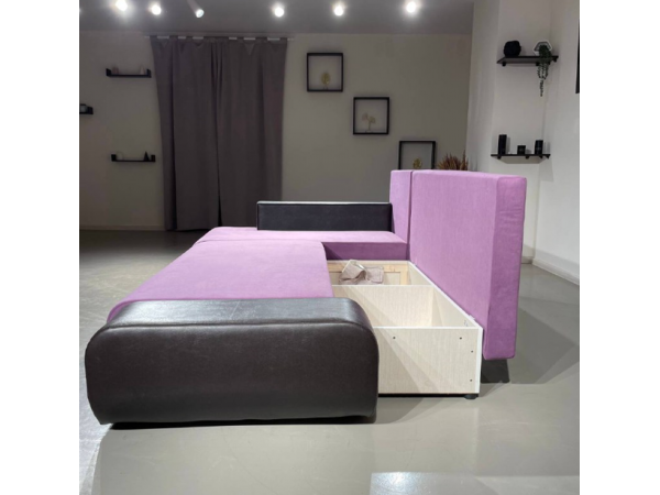 Диван Угол Олимп-1  сиреневый modus