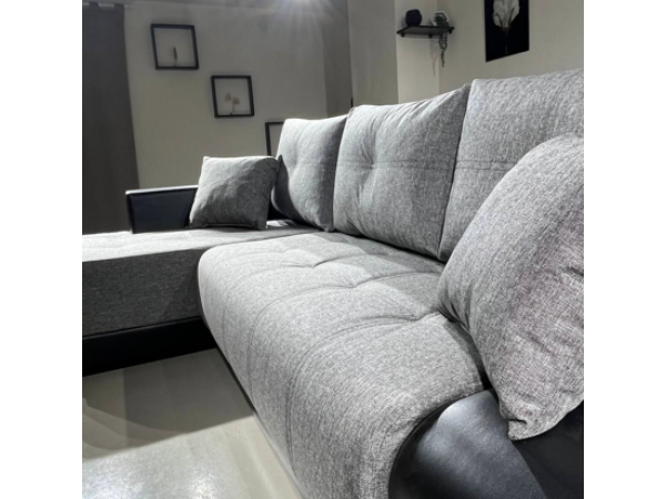 Диван Угол Олимп-2  серый кватро