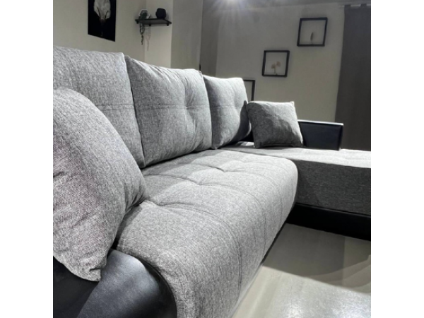 Диван Угол Олимп-2  серый кватро