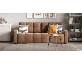 Денди диван Велюр Монолит мокко