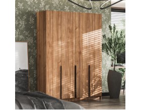 Рим 160 шкаф распашной 4Д+ящики 01 Орех Селект