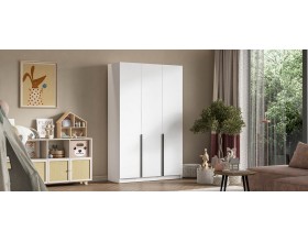 Босс Стандарт 135*220 шкаф распашной 3Д+ящики 01 Белый