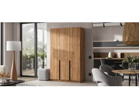 Босс Стандарт 135*220 шкаф распашной 3Д+ящики 01 Орех Селект