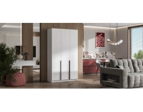 Босс Стандарт 120*220 шкаф распашной 3Д 01 Белый