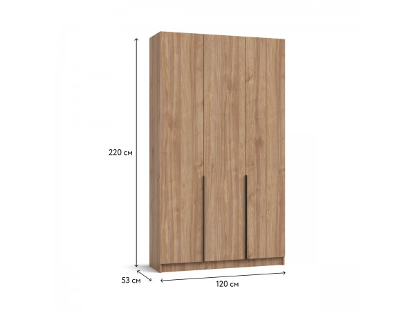 Босс Стандарт 120*220 шкаф распашной 3Д Орех Селект