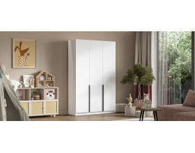 Босс Стандарт 135*220 шкаф распашной 3Д 01 Белый