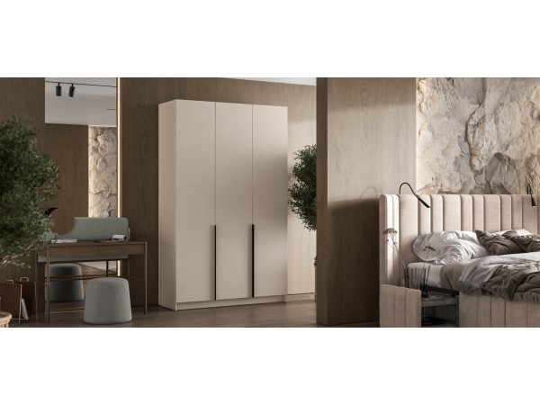 Босс Стандарт 135*220 шкаф распашной 3Д Кашемир