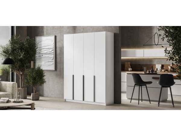 Босс Стандарт 160*220 шкаф распашной 4Д Белый