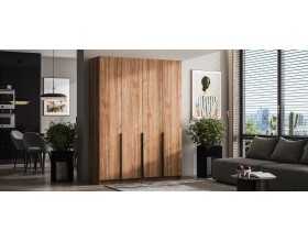 Босс Стандарт 160*220 шкаф распашной 4Д+ящики 01 Орех Селект