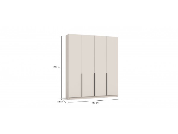 Босс Стандарт 180*220 шкаф распашной 4Д Кашемир