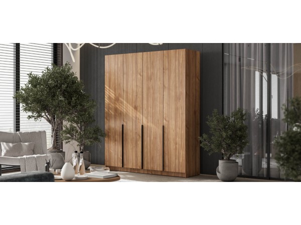 Босс Стандарт 180*220 шкаф распашной 4Д Орех Селект