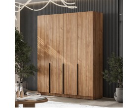 Босс Стандарт 180*220 шкаф распашной 4Д+ящики 01 Орех Селект