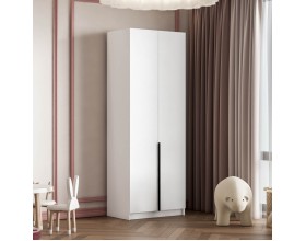 Босс Стандарт 80*220 шкаф распашной 2Д 01 Белый