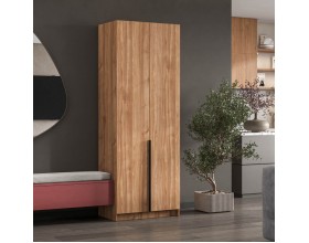Босс Стандарт 80*220 шкаф распашной 2Д+ящики 01 Орех Селект