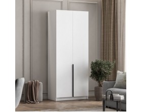 Босс Стандарт 90*220 шкаф распашной 2Д+ящики 01 Белый