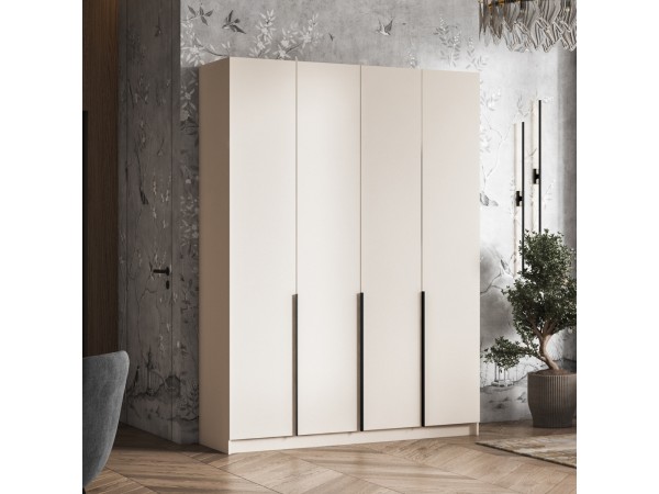 Рим 160 шкаф распашной 4Д Кашемир