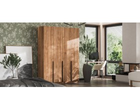 Рим 160 шкаф распашной 4Д 01 Орех Селект