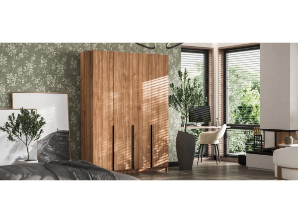 Рим 160 шкаф распашной 4Д Орех Селект