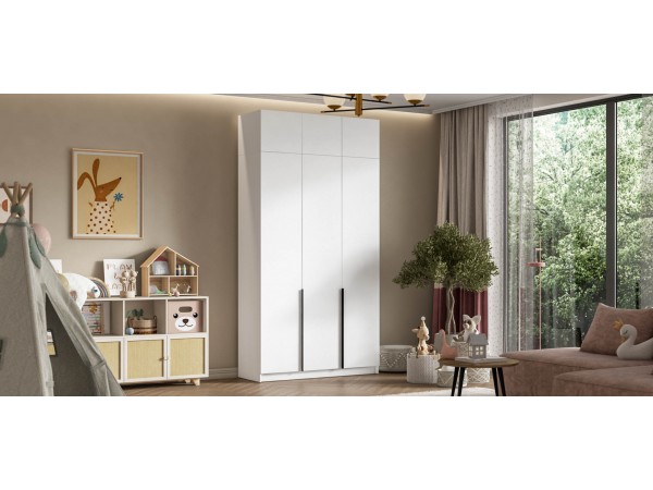 Антресоль 135 3Д Белый