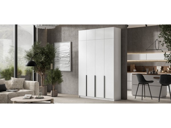 Антресоль 160 4Д Белый