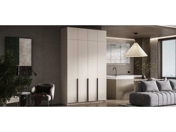 Антресоль 160 4Д Кашемир