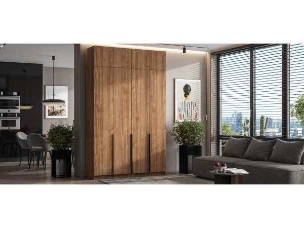 Антресоль 160 4Д Орех Селект