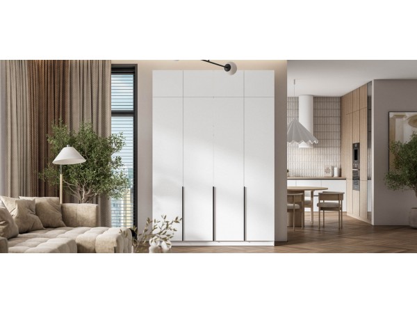 Антресоль 180 4Д Белый