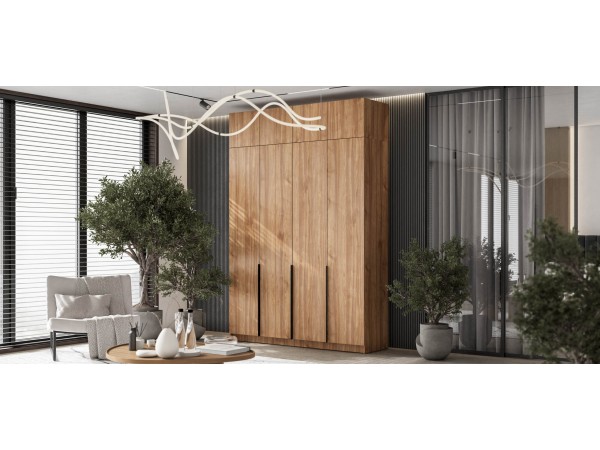 Антресоль 180 4Д Орех Селект