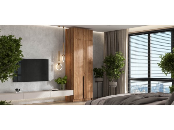 Антресоль 90 2Д Орех Селект