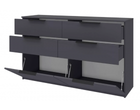 Лаура 464.17 Комод  Серый уголь