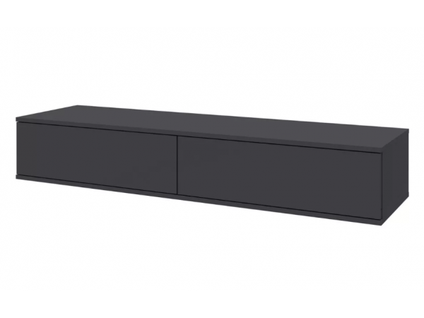 Лаура 464.16 Тумба 2 ящика (147,8х24,8х41,4)  Серый уголь 