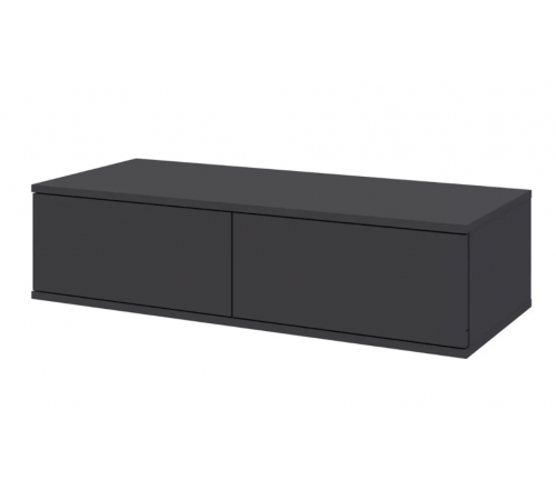 Лаура 464.15 Тумба 2 ящика (99х24,8х41,4) Серый уголь 