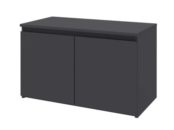  Лаура 464.12 Тумба под вешалку  Серый уголь