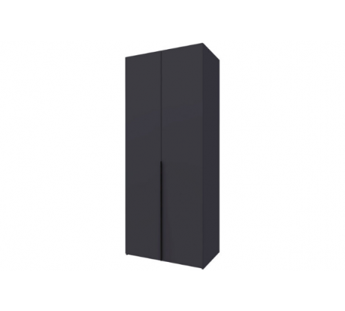  Лаура 464.01 Шкаф 2-х дверный Серый уголь