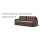 Диван BOSS 2.0 LOFT Велюр Monolit мокко
