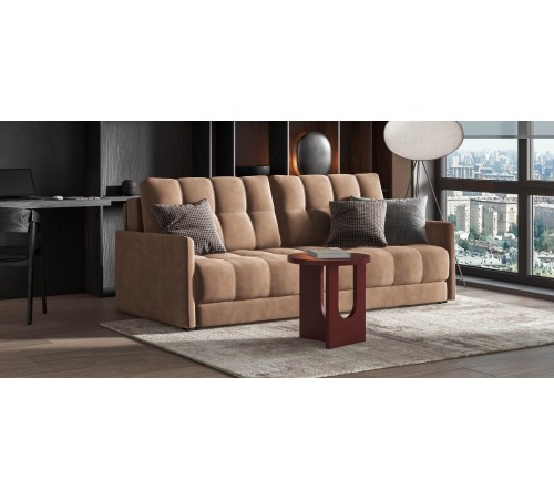 Диван BOSS 2.0 LOFT Велюр Monolit мокко