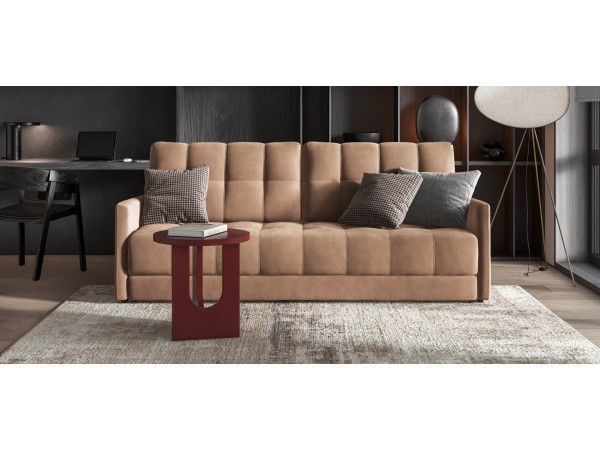 Диван BOSS 2.0 LOFT Велюр Monolit мокко