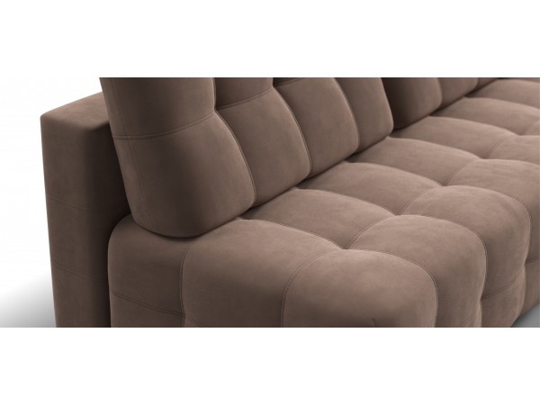 Диван BOSS 2.0 MINI Велюр Monolit мокко