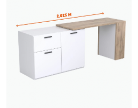 Тумба ОК 001-01 Ральф "Оптимус" белый/дуб крафт