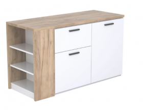 Тумба ОК 001-01 Ральф "Оптимус" белый/дуб крафт