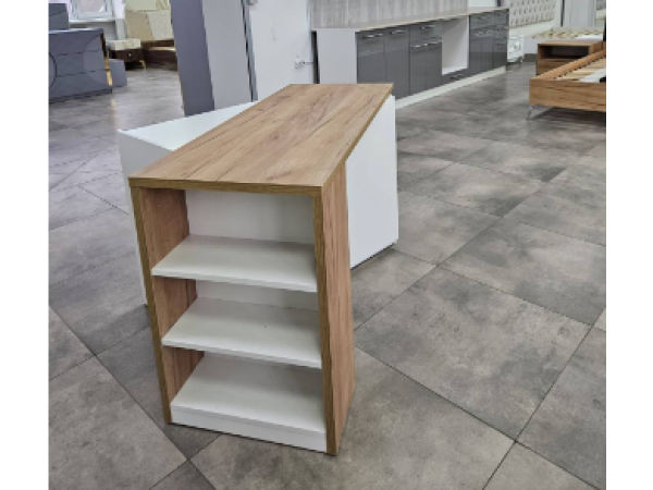 Тумба ОК 001-01 "Оптимус" белый/дуб крафт