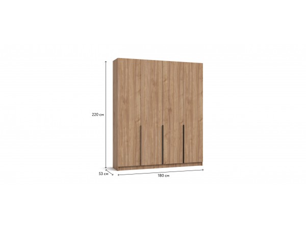Рим 180 шкаф распашной 4Д+ящики Орех Селект